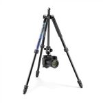 Manfrotto-Element-MII-Aluminium-treppiede-Fotocamere-digitali-film-3-gamba-gambe-Nero-Blu