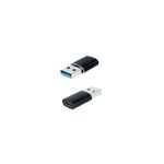 Nanocable 10.02.0012 adattatore per inversione del genere dei cavi USB C USB A Nero