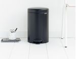 Brabantia-113741-bidone-per-la-spazzatura-12-L-Rotondo-Nero