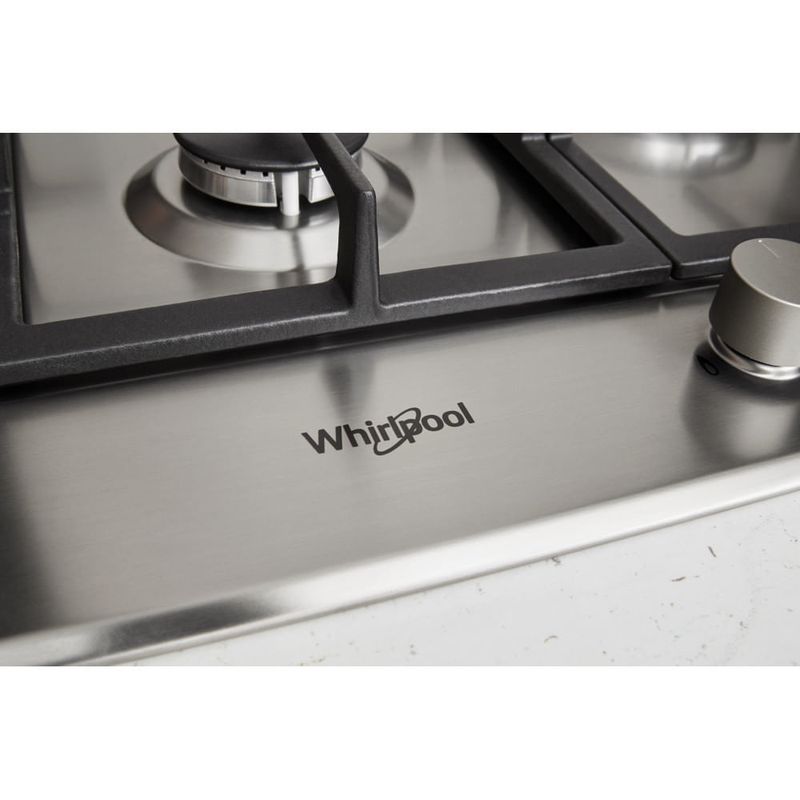 Whirlpool-GMR-7522-IXL-piano-cottura-Acciaio-inossidabile-Da-incasso-Gas-5-Fornello-i-