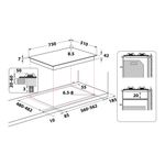 Whirlpool-GMR-7522-IXL-piano-cottura-Acciaio-inossidabile-Da-incasso-Gas-5-Fornello-i-