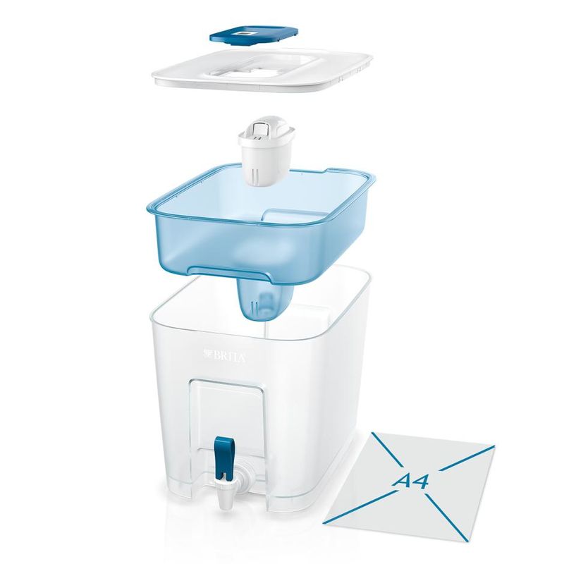 Brita-1051463-Filtraggio-acqua-Filtro-per-acqua-da-bancone-82-L-Blu-Bianco