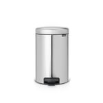 Brabantia-112041-bidone-per-la-spazzatura-12-L-Rotondo-Acciaio-inossidabile