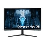 Samsung Monitor Gaming Odyssey Neo G8 (S32BG850), Curvo (1000R), 32'', 3840x2160 (UHD 4K), Mini-LED, HDR10+, VA, 240 Hz