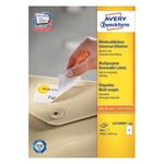 Avery Zweckform Avery L4734REV-100 etichetta autoadesiva Rettangolo con angoli arrotondati Rimovibile Bianco 200 pz