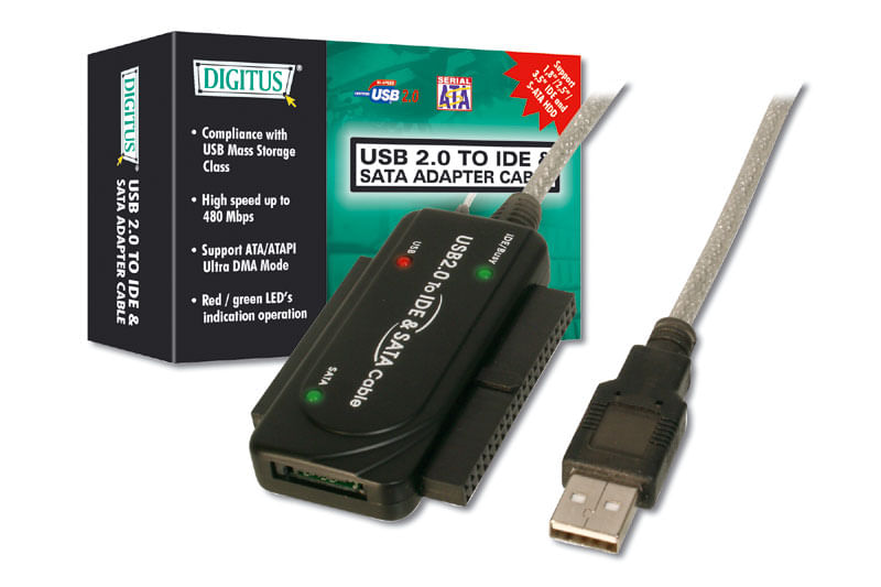 Cable-Company-USB-2.0-to-IDE-and-SATA-Adapter-Cable-cavo-USB-1-m-Nero