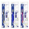 Staedtler-Graphite-777-1-portamine-05-mm---1-tubo-di-mine-HB---corpo-gommato---guida-mina-anti-rottura---colori-assortiti