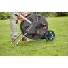 Gardena-AquaRoll-L-Easy-Carrello-avvolgitubo-Manuale-Nero-Blu-Arancione