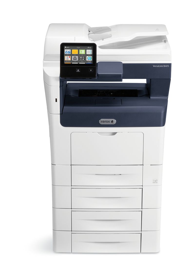 Xerox-VersaLink-B405-A4-45-ppm-Fronte-retro-Copia-Stampa-Scansione-venduto-PS3-PCL5e-6-2-vassoi-Totale-700-fogli