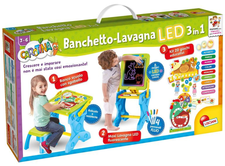 Lisciani-Carotina-Banchetto-Led-Gioco-E-Imparo-3-In-1