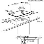 Electrolux-KGS7534SX-Acciaio-inossidabile-Da-incasso-74-cm-Gas-5-Fornello-i-