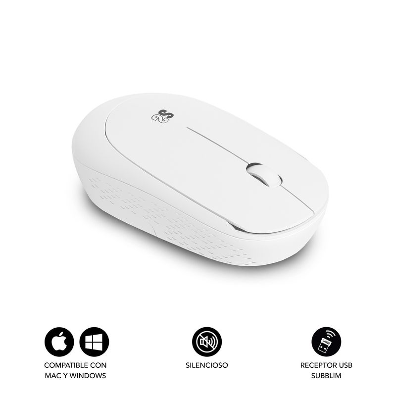 Mouse-Wireless-Subblim-Silent-Business-Plus---1200-DPI---Silenzioso-Preciso-Ambidestro-Risparmio-Energetico---Colore-