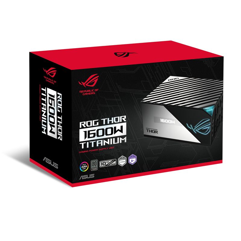 ASUS-ROG-THOR-1600W-Titanium-alimentatore-per-computer-20-4-pin-ATX-ATX-Nero-Argento