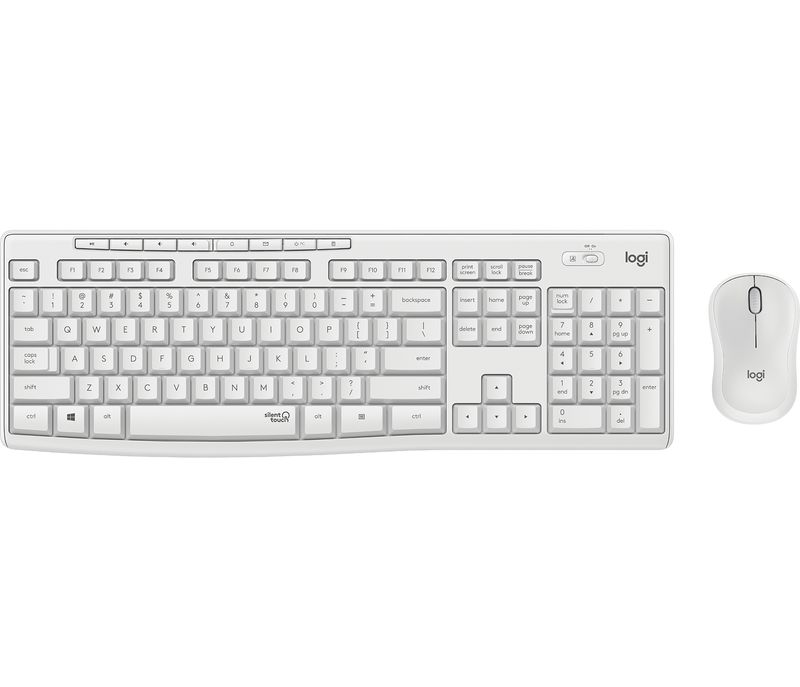 Logitech-MK295-Silent-Wireless-Combo-tastiera-Mouse-incluso-RF-Wireless-QWERTY-Nordic-Bianco--MK295-SILENT-WIRELESS-COMB