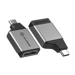 ALOGIC ULCDPMN-SGR adattatore grafico USB 3840 x 2160 Pixel Grigio (ALOGICULTRA MINI USB-C [MALE] - TO DISPLAYPORT [FEMA