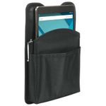 Mobilis Refuge 178 cm 7 Custodia a fondina Nero (HOLSTER S TABLET 6IN WITH BELT - V2 FRONT POCKET BELT STRAP 25MM)