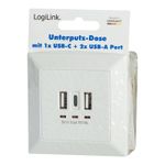 LogiLink-PA0254-Presa-da-incasso-con-uscita-di-ricarica-USB-Bianco