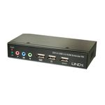 Lindy 39377 switch per keyboard-video-mouse kvm Nero (Kvm Switch Black - Warranty 24M)