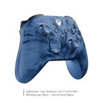 Microsoft-Xbox-Wireless-Controller-Stormcloud-Vapor-Special-Edition-Blu-Bluetooth-USB-Gamepad-Analogico