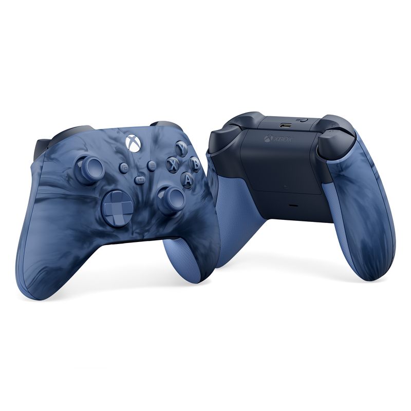 Microsoft-Xbox-Wireless-Controller-Stormcloud-Vapor-Special-Edition-Blu-Bluetooth-USB-Gamepad-Analogico