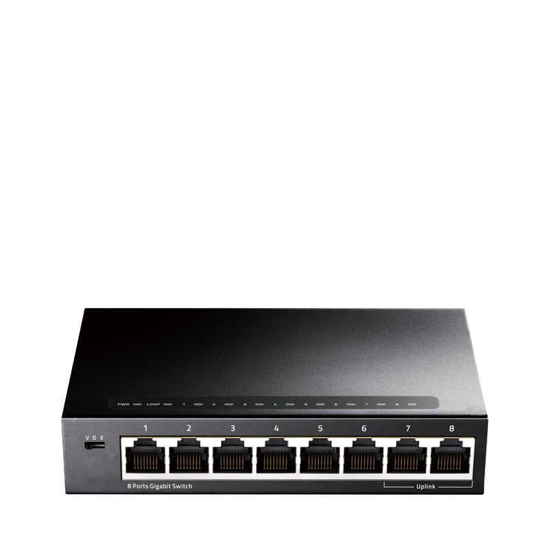 Cudy-GS108-switch-di-rete-Gigabit-Ethernet--10-100-1000--Nero