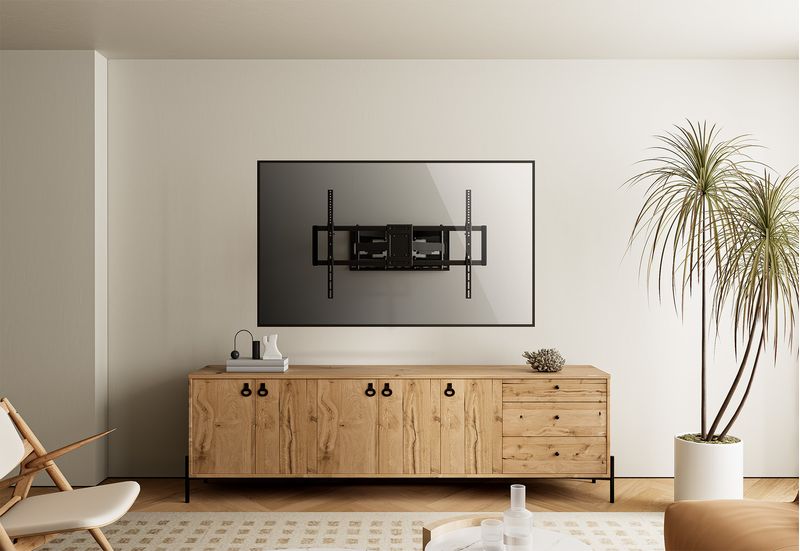 Manhattan-462358-Supporto-TV-a-parete-305-m--120--Nero--Tv---Monitor-Mount-Wall---Full-Motion-1-Screen-Screen---Siz