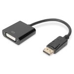 Digitus Cavo Adattatore Displayport Connettori Dp Maschio - Dvi-I(24+5) Femmina Cm. 15