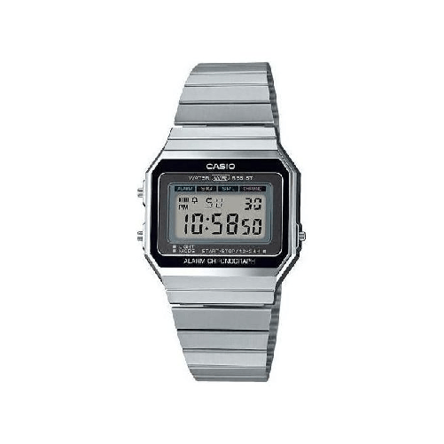 Casio-A700WE-1AEF-orologio-Orologio-da-polso-Maschio-Quarzo-Argento