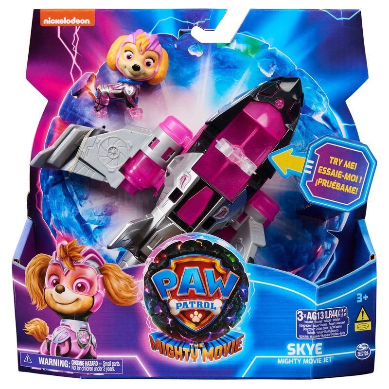 PAW-Patrol--Jet-di-Skye-Tematizzato---Il-Super-Film-con-Luci-e-Suoni-Giochi-per-Bambini-e-Bambine-3--anni