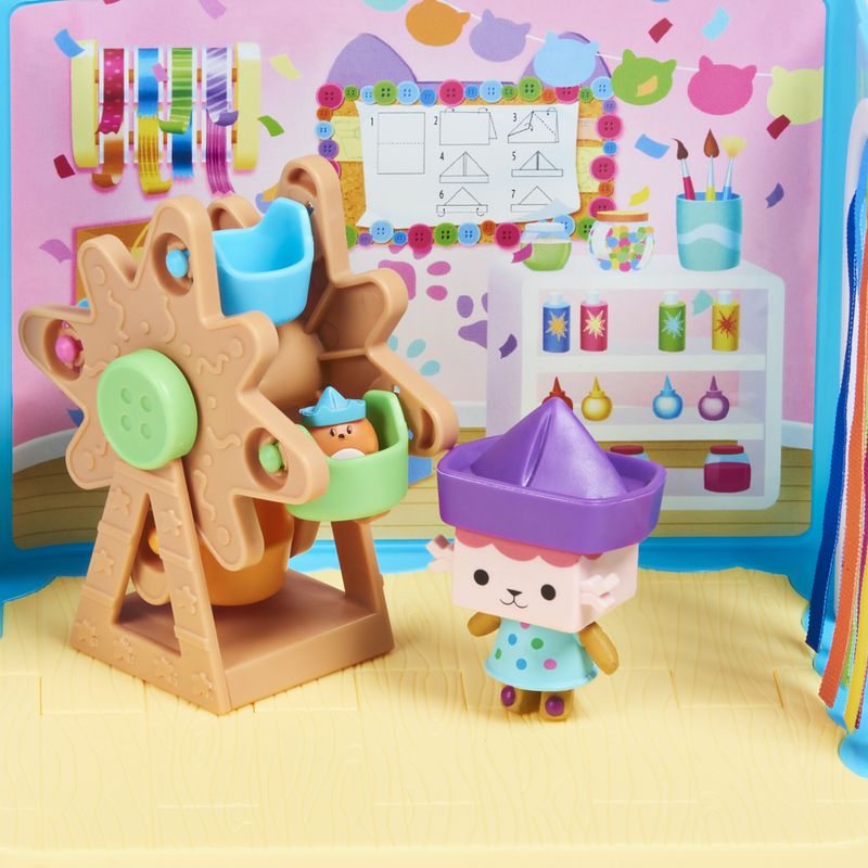 Gabby-s-Dollhouse--Stanza-Baby-Box-Craft-a-riffic-con-il-personaggio-gatto-Baby-Scatola-accessori
