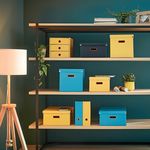 Leitz-Cosy-Click-Store-Scatola-Archivio-Media-Giallo