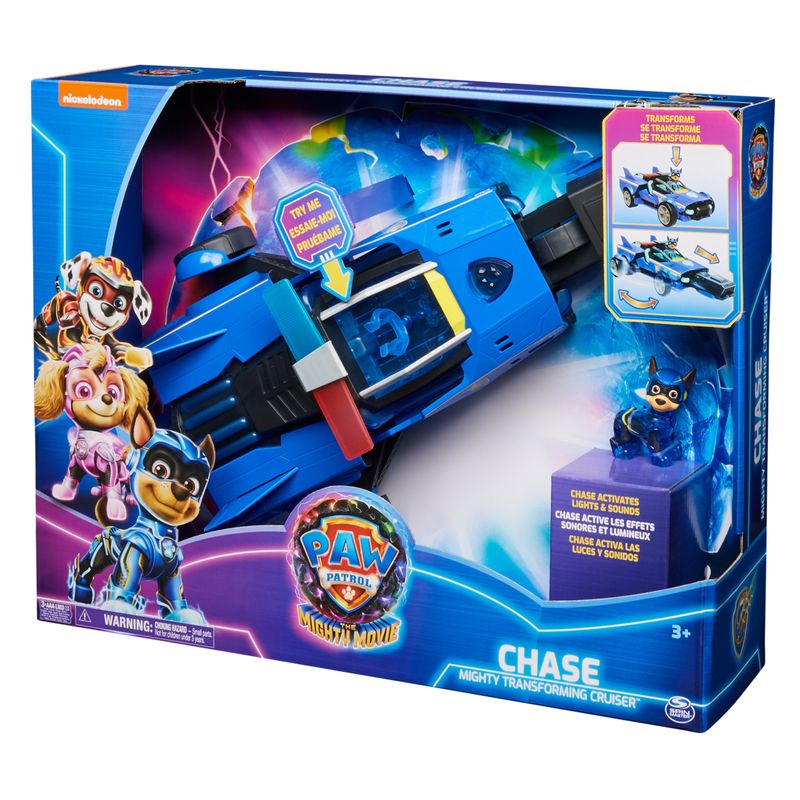 PAW-Patrol--Mighty-Cruiser-di-Chase-con-Luci-e-Suoni-dal-Super-Film-Giochi-per-Bambini-e-Bambine-3--anni