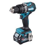 Makita Trapano a percussione a batteria HP002GA202 XGT 40Volt blu nero 2x batteria Li-Ion XGT 2.0Ah MAKPAC