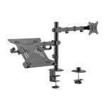 AISENS DTL32TSR-193 supporto da tavolo per Tv a schermo piatto 81,3 cm (32") Scrivania Nero