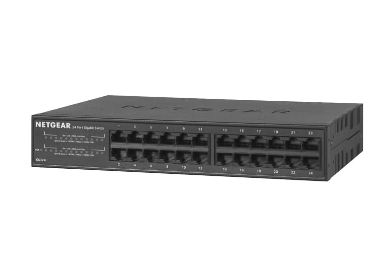 NETGEAR-GS324-Non-gestito-Gigabit-Ethernet--10-100-1000--Nero
