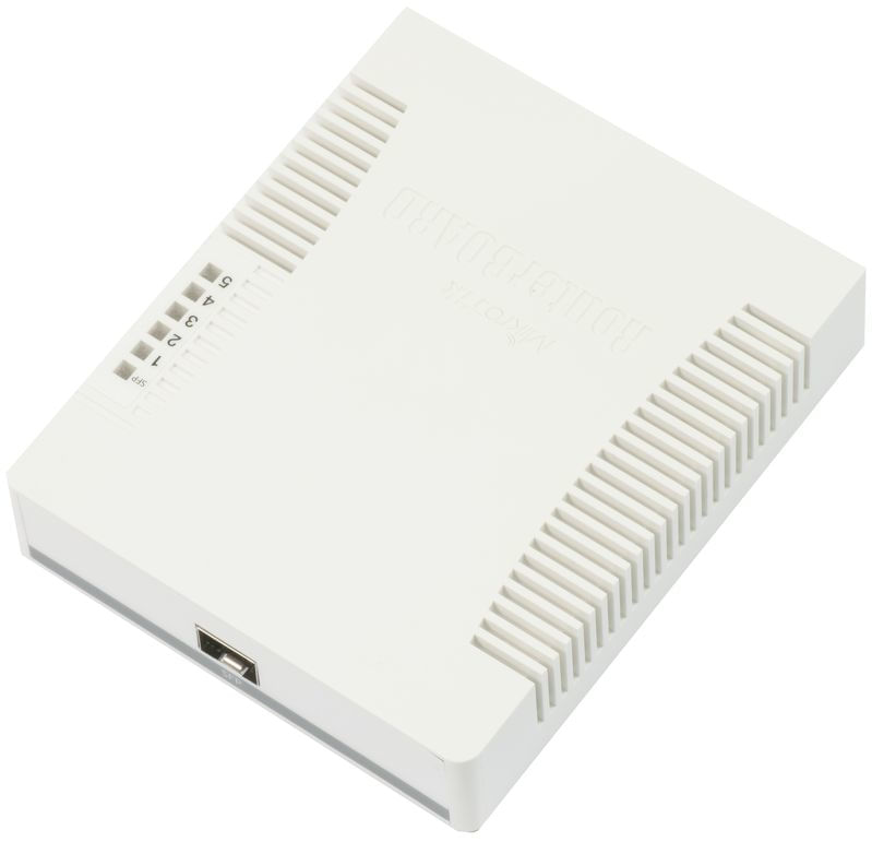 Mikrotik-RB260GS-Gigabit-Ethernet--10-100-1000--Supporto-Power-over-Ethernet--PoE--Bianco