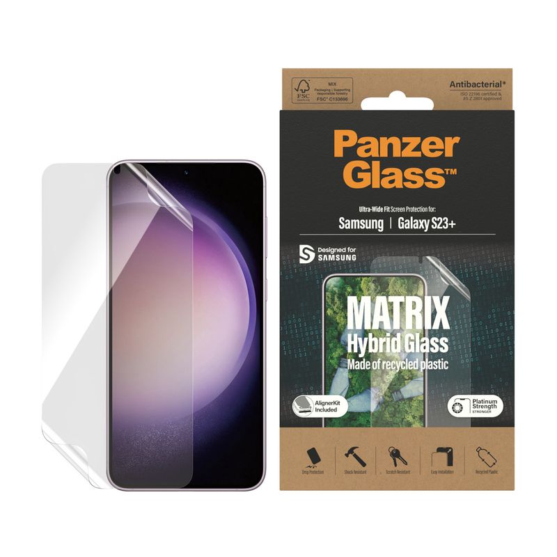 PanzerGlass-Samsung-Galaxy-S--2023-UWF-PET-AB-wA-Pellicola-proteggischermo-trasparente-1-pz