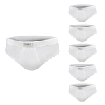 Set 6 Pezzi Uomo SLIP LIABEL Cotone Mercerizzato Assortito Varie Taglie