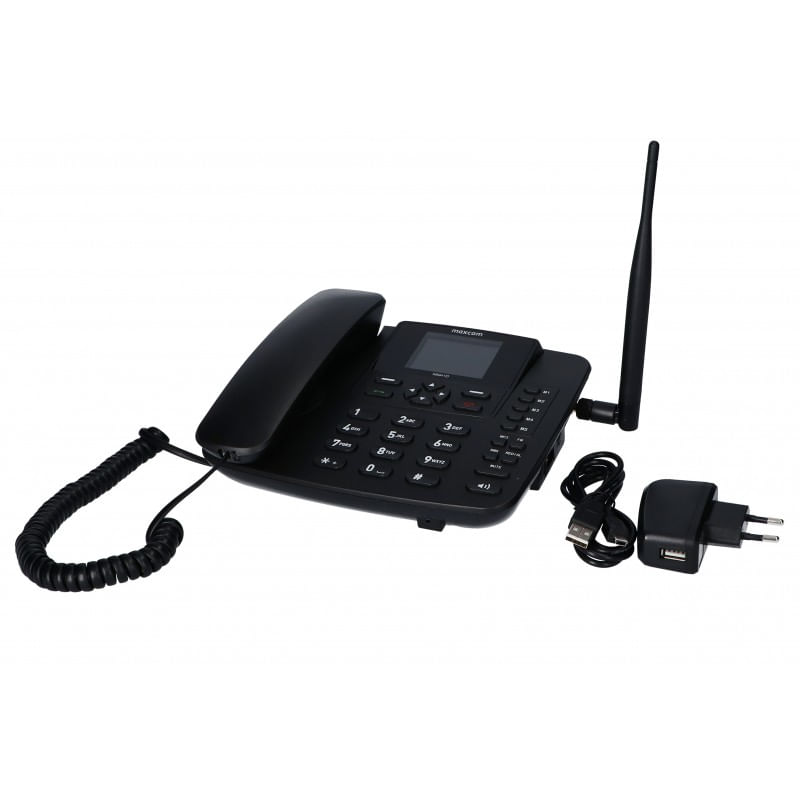 MaxCom-Comfort-MM41D-Telefono-intelligente-Identificatore-di-chiamata-Nero