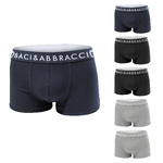 Pack 6 Paia Boxer Uomo BACI E ABBRACCI Cotone Elast. Art.102