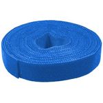 Neutra LogiLink KAB0053 fascetta Velcro cable tie Velcro Blu 1 pz