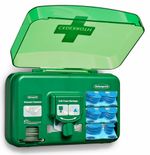 Dispenser-per-la-cura-delle-ferite-Cederroth---Include-diverse-misure-di-medicazioni-blu-salviette-per-ferite-e-bende-autoadesive