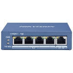 Hikvision Switch 4 Port Gigabit Unmanaged Poe Switch  1 Gigabit Rj45 Uplink Port 802.3Af/At Poe Po