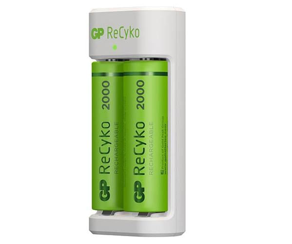 Pack-Caricatore-USB-GP-Reyko---2-Batterie-AA-Ricaricabili-da-2100Mah