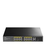 Cudy FS1018PS1 switch di rete Fast Ethernet (10/100) Supporto Power over Ethernet (PoE) Grigio