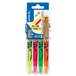 Pilot FriXion Light Verde, Arancione, Rosa, Giallo 4 pz