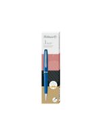 Pelikan-Penna-Sfera-Jazz-Noble-Elegance-in-Metallo-Sapphire-Inchiostro-Blu-con-Meccanismo-a-Rotazione-con-Clip-Elastica-in-Elegante-Astuccio-Regalo