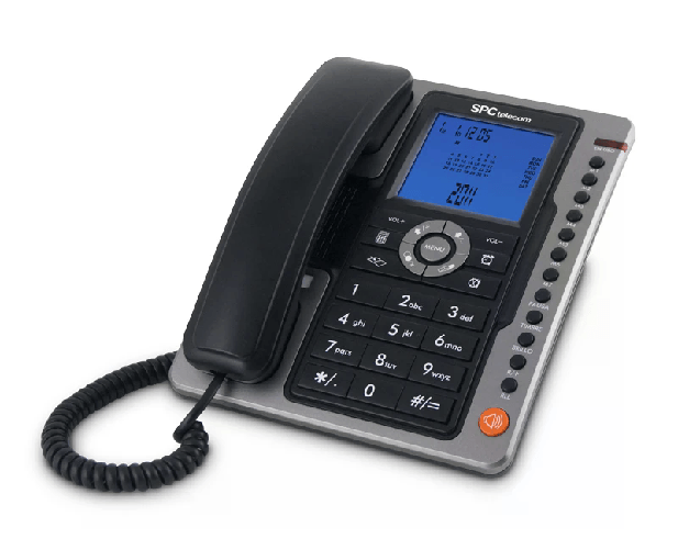 SPC-3604N-telefono-Telefono-analogico-Identificatore-di-chiamata-Nero