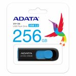 ADATA-UV128-unitAƒA -flash-USB-256-GB-USB-tipo-A-3.2-Gen-1--3.1-Gen-1--Nero-Blu--ADATA-256GB-UV128-USB-3.0-Memory-Pen-