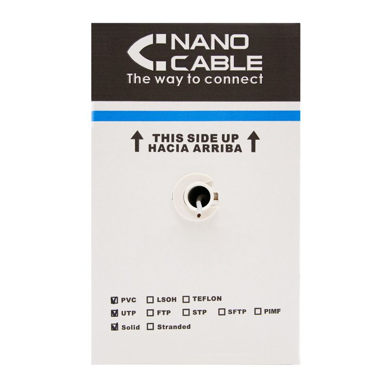 Nanocable-10.20.0904-cavo-di-rete-Grigio-305-m-Cat6e-F-UTP--FTP-